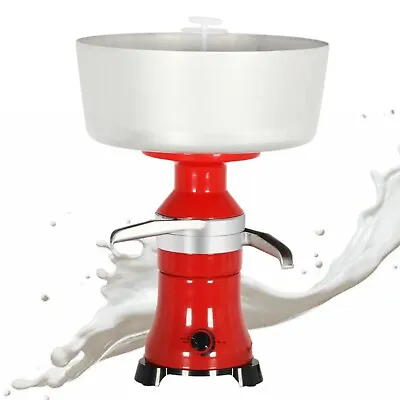 Electric Fresh Milk Cream Centrifugal Separator 100L/H Metal Speed Adjustable • $176.66