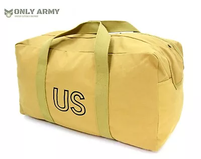 US Army WW2 Large Kit Bag / Flight Bag 1942 Kay Canvas Holdall Heavy Duty Canvas • £17.99