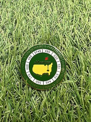 2024 Masters Tournament Coin With Magnetic Ball Marker Augusta National Yardages • $24.95