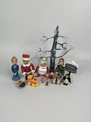 Santa Claus Is Comin To Town Memory Lane Action Figure Lot Penguin Tree Toys • $99.99