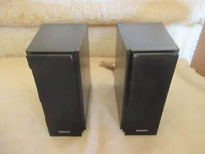 Panasonic SB-PM27 Compact Stereo System High-Low Bookshelf Speakers Tested • $39.99