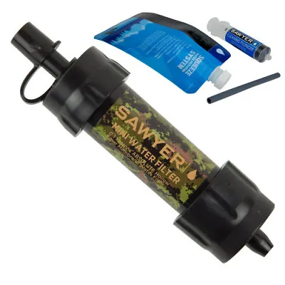 $90.53 • Buy Sawyer Mini Water Filtration System - Camo - SP107 - Camping / Hiking / Trekking