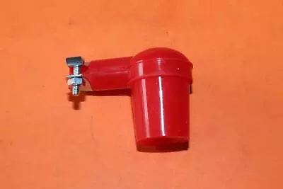 Red Screw On Rubber Spark Plug Cap Klg Replica Motorbike Mower Vintage Trials • $4.97