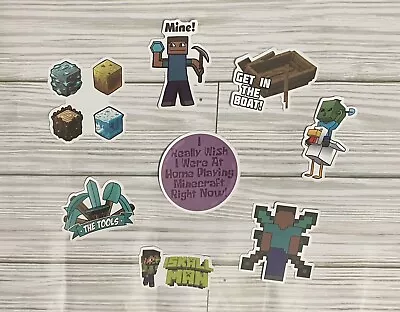 Stickers Lot (8) Minecraft  • $1