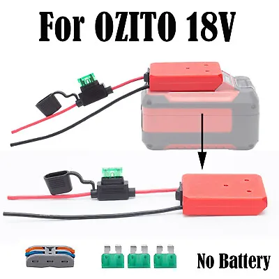 DIY Power Wheels Adapter For OZITO 18V Li-Ion Battery Power Connector W/Switch • $25.97