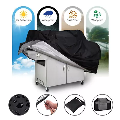 BBQ Gas Grill Cover Outdoor 57in Barbecue Heavy Duty Waterproof Protection Cover • $13.25