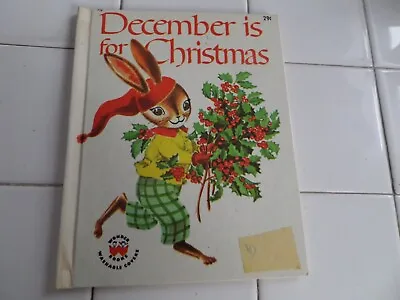 December Is For Christmas A Wonder Book1961(VINTAGE Holiday) • $4.38
