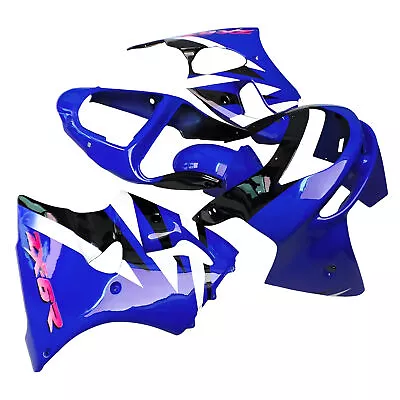 Blue Plastic Fairing Kit Bodywork For Ninja ZX6R 1998 1999 98 99 ZX600G Plastics • $416.95