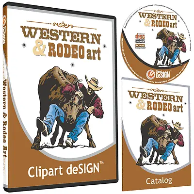 Cowboy Rodeo Horse Clipart-vinyl Cutter Plotter Images-eps Vector Clip Art Cd • $29.99