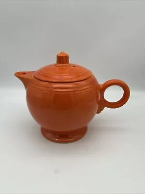 Fiestaware Vintage Original Red Orange Teapot HLC USA WV Fiesta HLC 1930’s HTF • $199.99