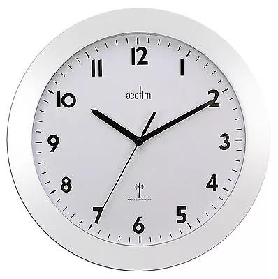 £22.95 • Buy Acctim Cadiz Office Kitchen Radio Controlled Wall Clock