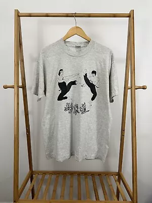 VTG 90s Taewondo Martial Arts Single Stitch Thin T-Shirt Size XL • $19.95