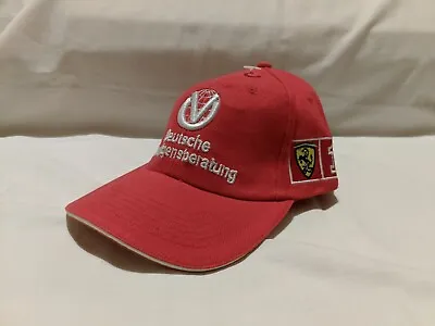 Vintage Ferrari F1 Team Formula 1 Michael Schumacher Cap Hat Red One Size • $59.90