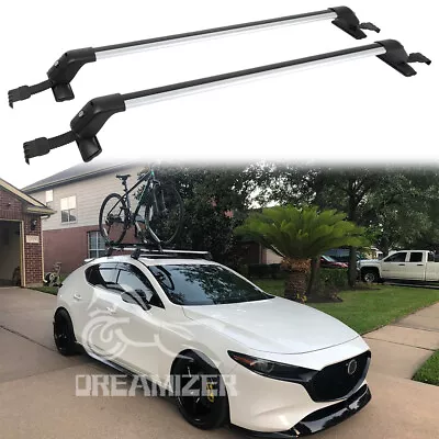 For Mazda3 Mazda6 Mazdaspeed3 Roof Rack Cross Bars Luggage Cargo Carrier W/Locks • $123.65