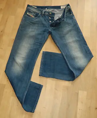 £38 • Buy Vintage Mens Diesel Larkee Jeans Size 32 X 31 Regular Straight Stone Wash (T156)