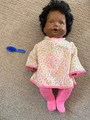 African American Baby Alive Vintage 1976 Kenner Doll With Original Bottle  • $65