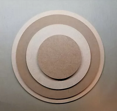 £7.99 • Buy Round Shapes, Circle MDF Boards Sheets, Various Sizes 50mm - 800mm