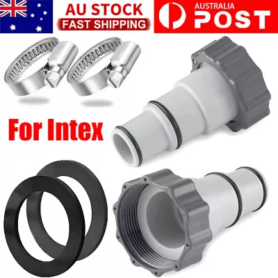 Hose Adapter For Intex Threaded Connection Pumps Plunger Valve Pool Drain Parts • $10.89