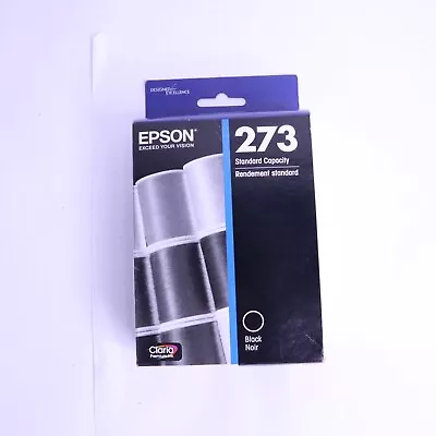 Genuine EPSON 273 Standard Capacity Black Ink - Exp. 2020 NEW • $9.50