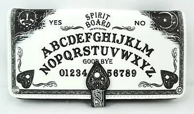 Nemesis Now Spirit Board Ouija Board 3D Embossed White Wallet Wiccan Gothic Gift • $38