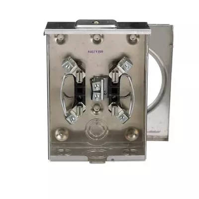 Eaton Meter Socket 100-Amp 1-Circuit 1-Spaces 1-Gangs 1-Phase Ringless-No Bypass • $73.85