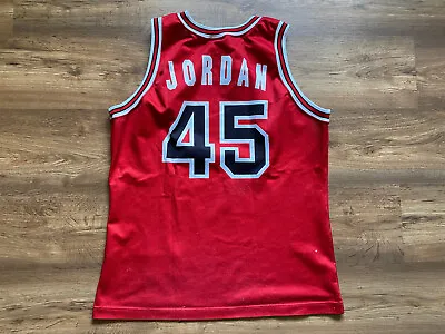 + Nba Chicago Bulls Basketball Shirt Jersey Champion #45 Michael Jordan • $180