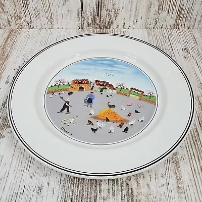 Villeroy & Boch Porcelain Design Naif Laplau Salad Plate #3 Country Yard • $17.99