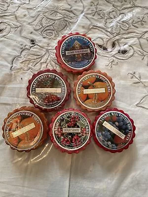 Yankee Wax Potpourri Tarts Lot Of 6 Scents • £9.50