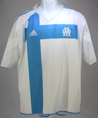 Olympique Marsella Mens Large Adidas Jersey Used 2004-2005 T • $44.99