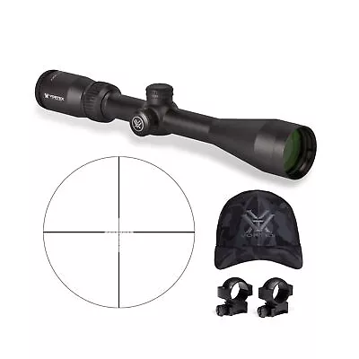 Vortex Crossfire II 4-12x44 Riflescope With 1 In Scope Rings And Hat • $76.80