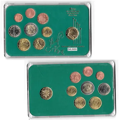 ITALY 1 CENT - 2 EURO 2002 8 Coins + VATICAN CITY 200 LIRE Euro State-Set. BB7 • $39.95