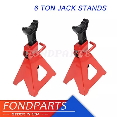 12000 LB 6 TON JACK STANDS Pair For Garage Car Truck Lift Tire Change Lifting • $43.99
