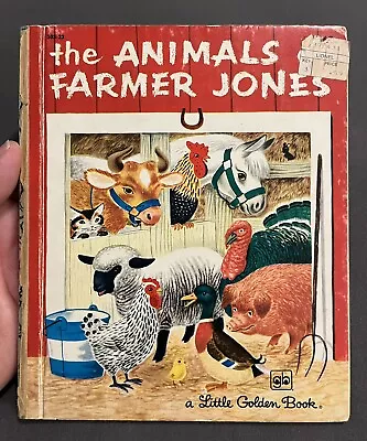 The Animals Of Farmer Jones Little Golden Book 1970 Richard Scarry Vintage • $2.99