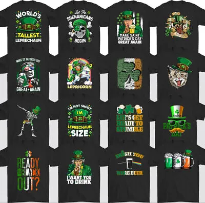 ST PATRICKS DAY T-SHIRT Paddy's Irish Ireland Tee Top Mens St. Patrick's Day • £10.99