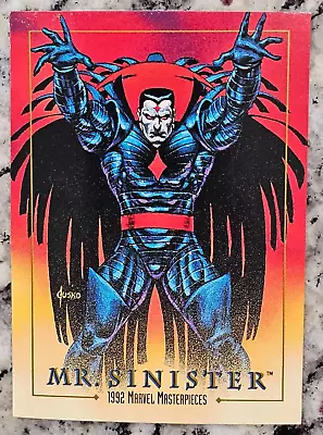 Mr Sinister 1992 MARVEL MASTERPIECES - BASE CARD # 58 -        GGG • $1.88