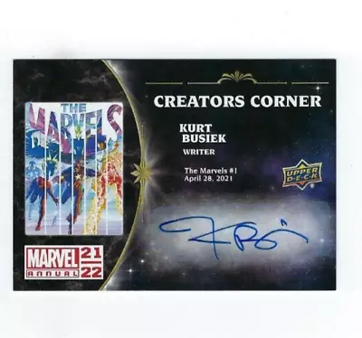 Marvel Annual 2021-22 Creators Corner CC-KB Kurt Busiek • $29.50