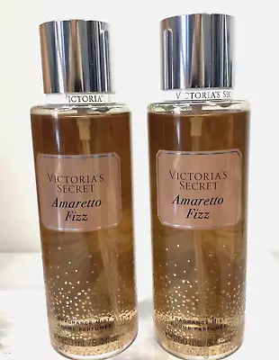 Victoria Secret Amaretto Fizz Fragrance Mist Spray New Lot Of 2 • $24.95