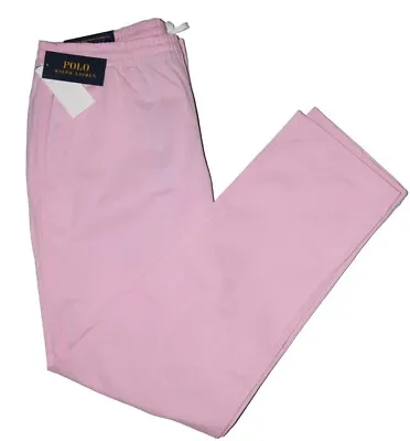 POLO RALPH LAUREN Men's Stretch Classic-Fit Polo Prepster Pants Medium Pink New  • $45