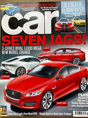 Car Magazine - February 2014 - Lambo Huracan 7 Jags Hatchback Test RS Fords • £7.99