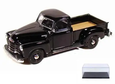 Diecast Car & Display Case 1950 Chevy 3100 Pickup Truck Black Maisto 31952 1/24 • $20.99