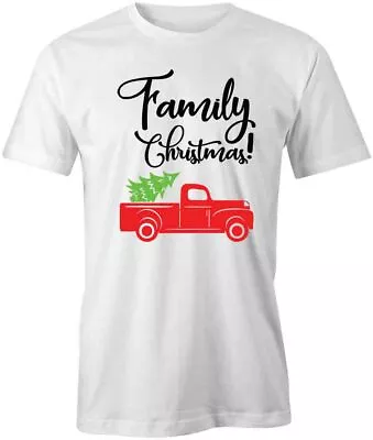 FAMILY CHRISTMAS TShirt Tee Short-Sleeved Cotton HOLIDAY CLOTHING S1WCA567 • $18.39