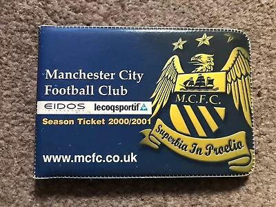 Manchester City Season Ticket Book 2000-01 Kippax Lower • £5.95