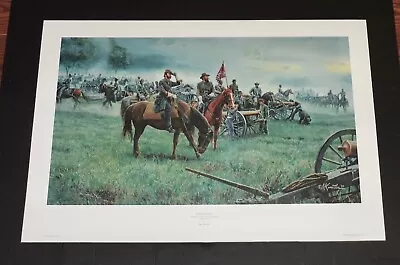 Mort Kunstler - Forming  The  Line - A/P - Hand Signed - Civil War Print - MINT • $335