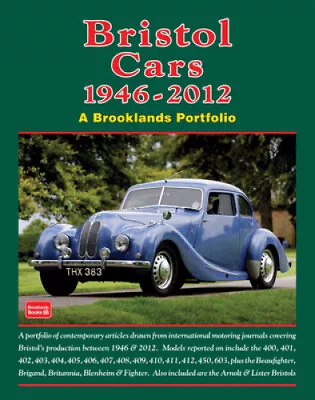 Bristol Cars  1946 -2012 A Brooklands Portfolio: A Portfolio Of Contemporary • $110