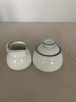 Vintage Mikasa Cordon Bleu Creamer & Sugar Bowl Pre-owned • $7.99