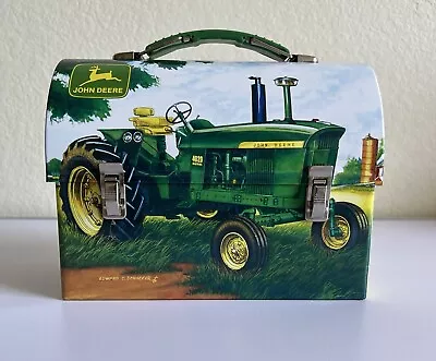 Tin Box Co. John Deere Tractor Metal Lunch Box W/new Generation Tractor • $15