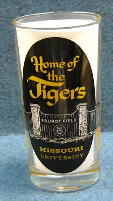 1973 Mizzou Tigers Football Drink Glass With Game Schedule - Faurot Field Gate • $15.95