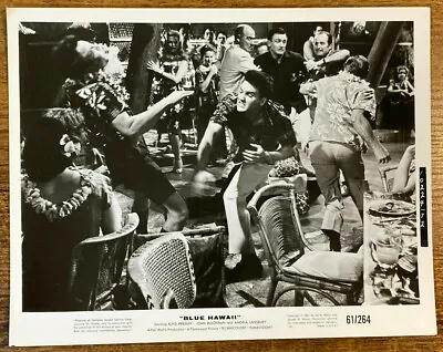 BLUE HAWAII Original Movie Press Photo 1961 Elvis Presley Bar Fight • $19.99