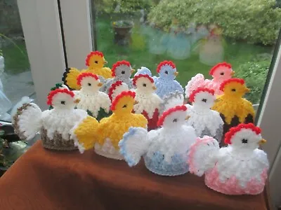 Easter Hand Crochet Chicken / Chick Egg Cosy  • £2.25