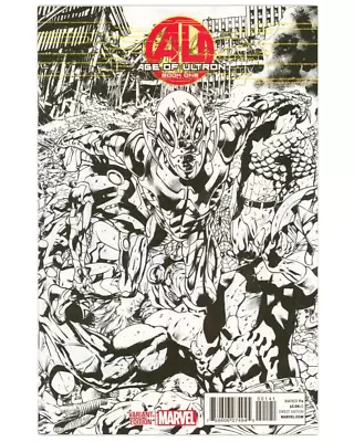 Marvel Comics AGE OF ULTRON #1 HITCH 1:100 Sketch Variant Cover • $29.99